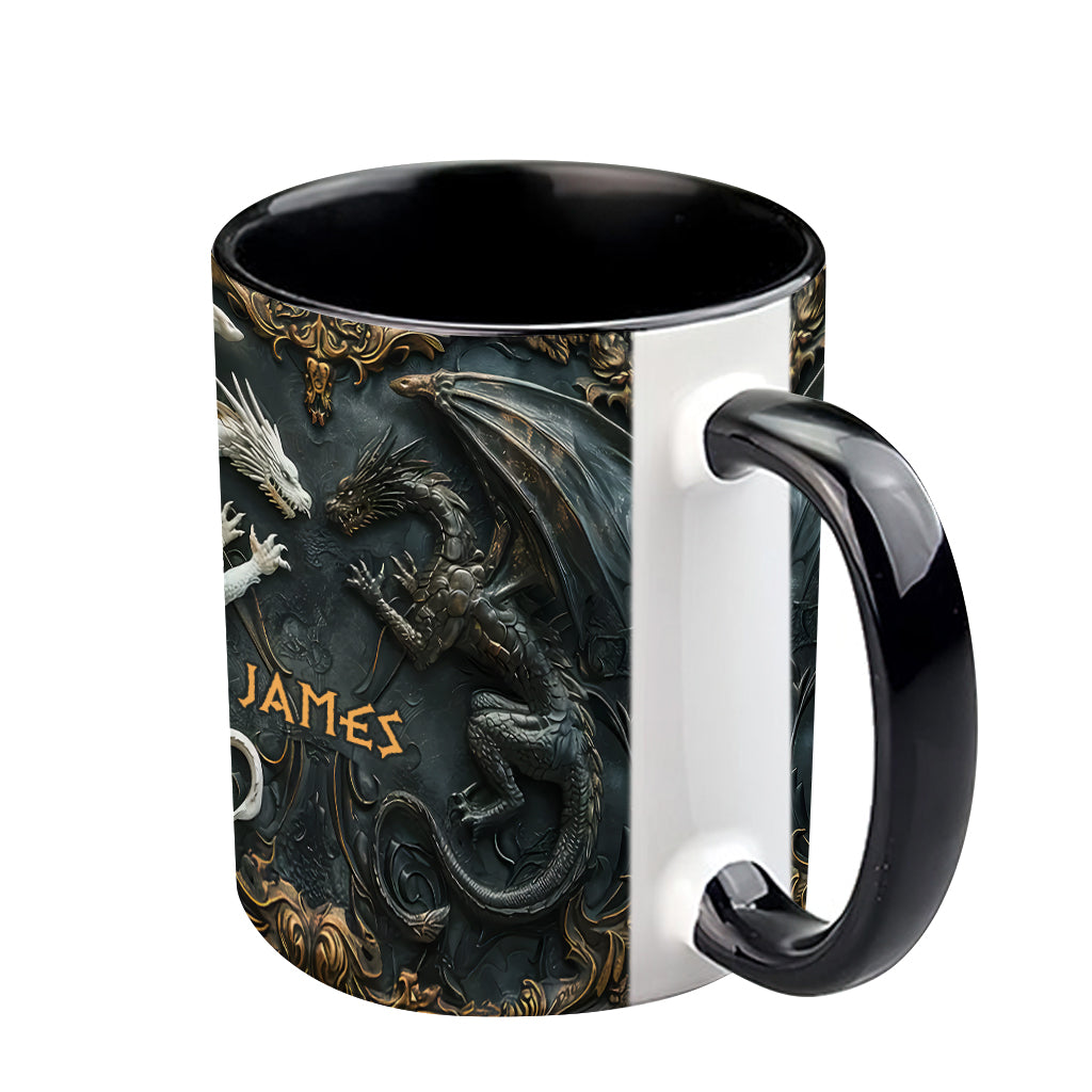 Love Dragons - Personalized Dragon Accent Mug