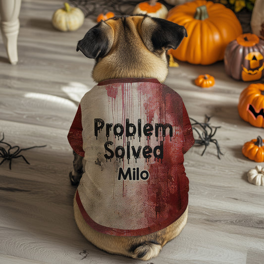 Problèmes résolus - T-shirt personnalisé pour chien