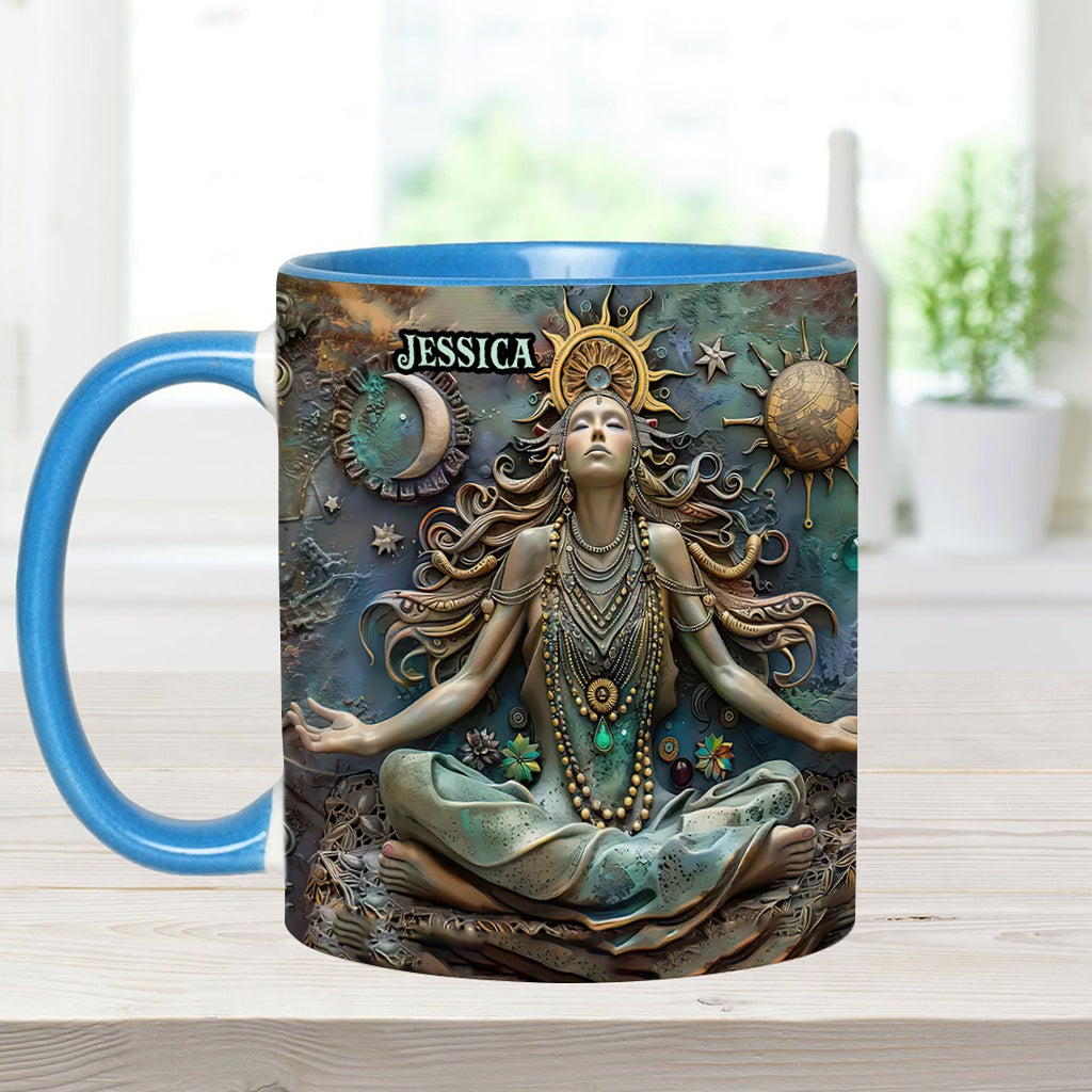 I'm Not Sugar And Spice - Personalized Yoga Accent Mug