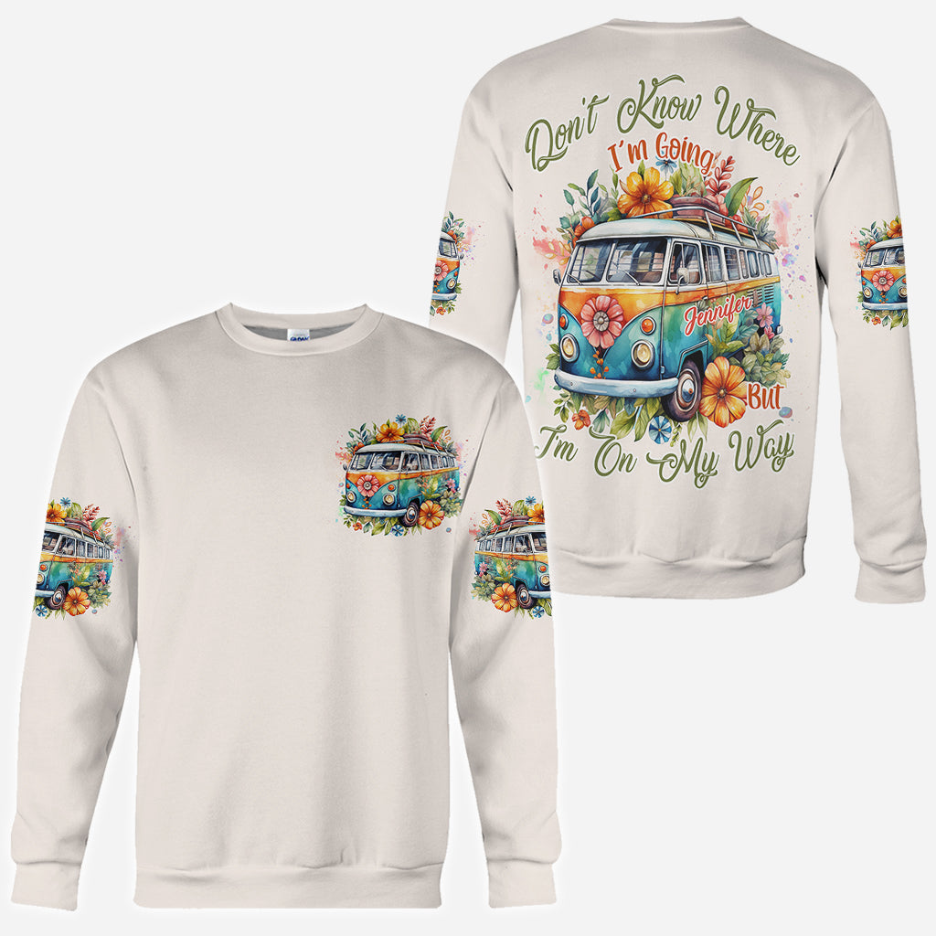 En route - T-shirt hippie personnalisé