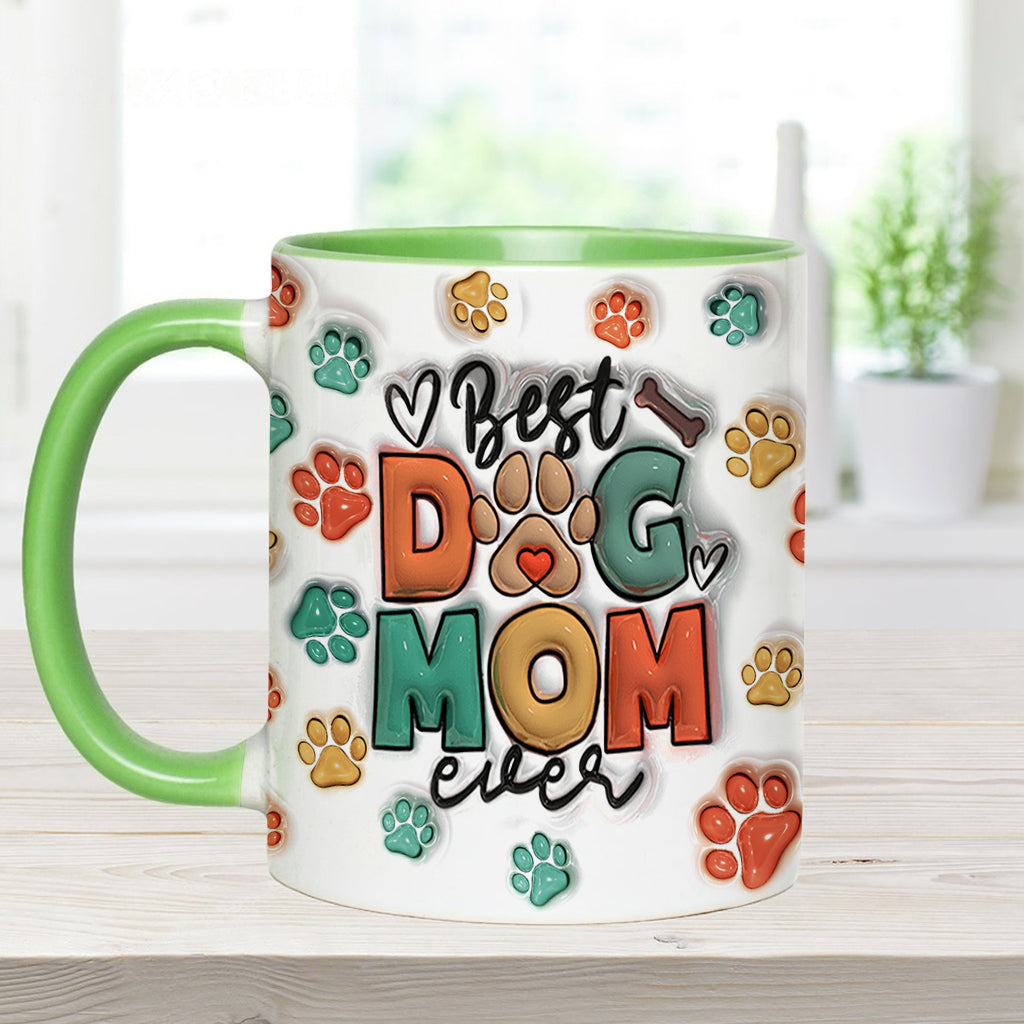 Meilleure maman de chien au monde - Mug personnalisé avec motif chien