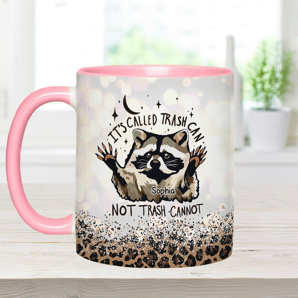 Trash Cannot - Personalized Raccoon Accent Mug