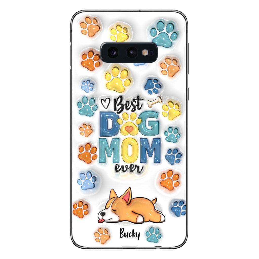 Meilleur papa/maman de chien au monde - Coque de téléphone personnalisée pour chien