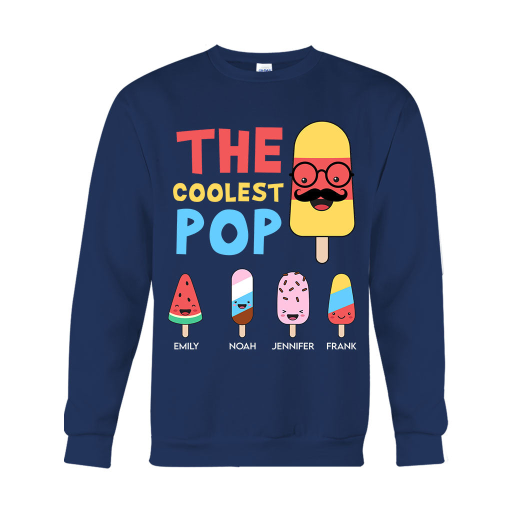 Le plus cool des papas - T-shirt et sweat à capuche personnalisés pour grand-père