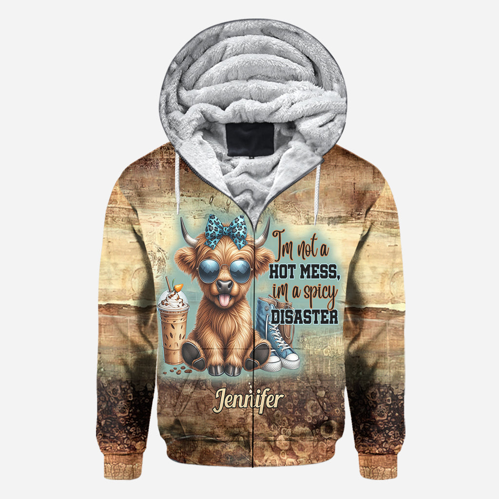 Je ne suis pas un désastre ambulant - T-shirt personnalisé intégral