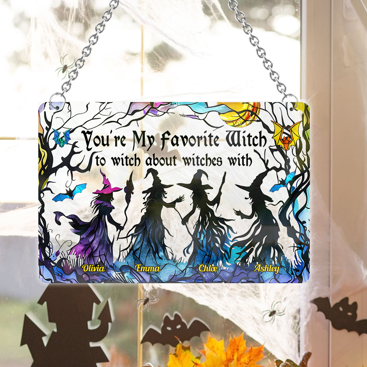 Girls Will Be Girls - Personalized Bestie Window Hanging Suncatcher Ornament