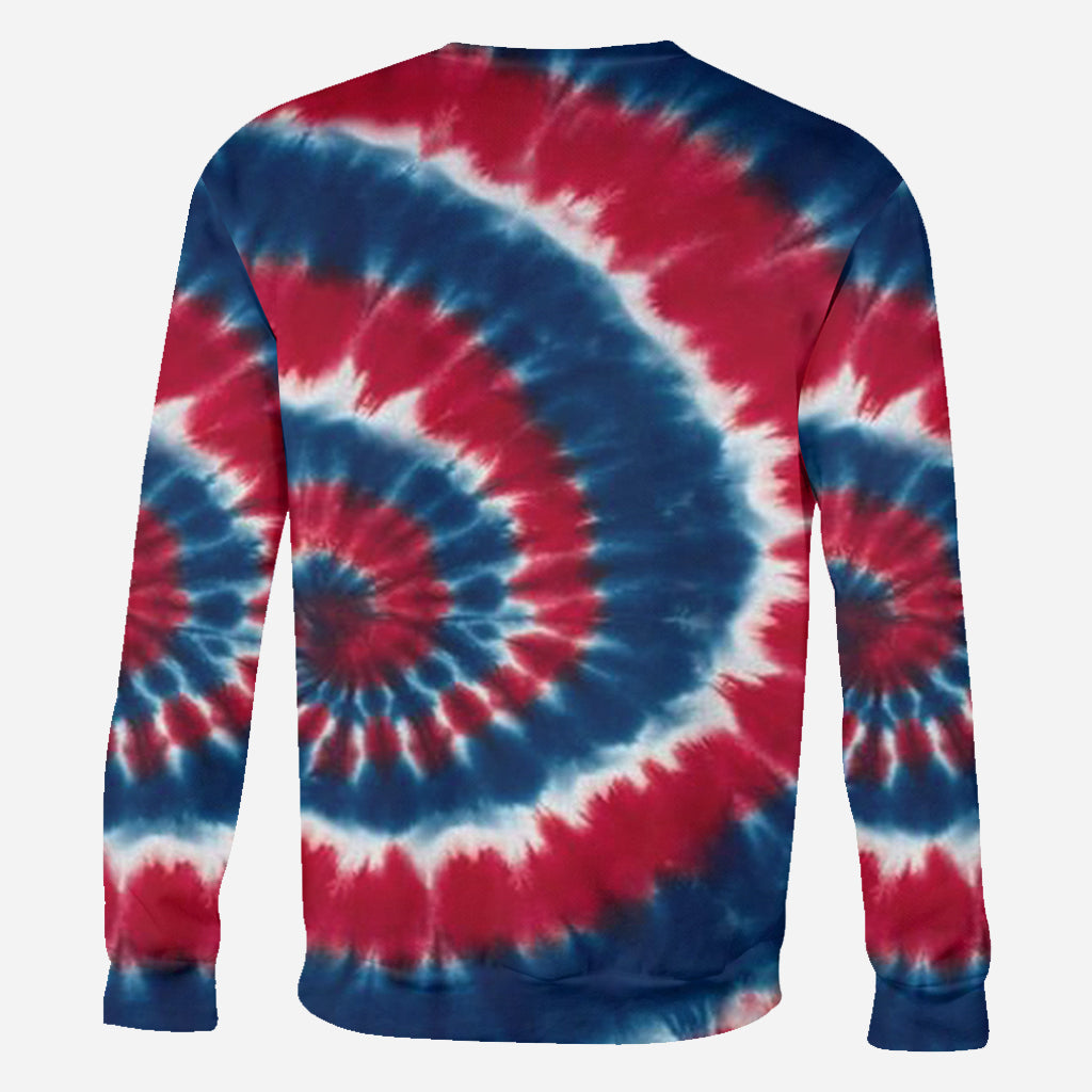 Tongs, feux d'artifice et liberté - T-shirt patriotique personnalisé