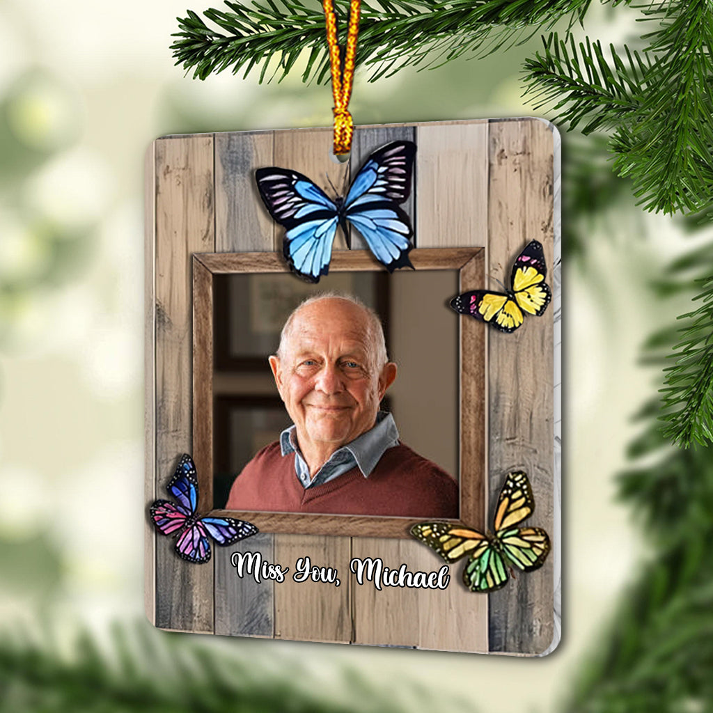 Murmurer « Je t'aime » à un papillon - Ornement commémoratif personnalisé
