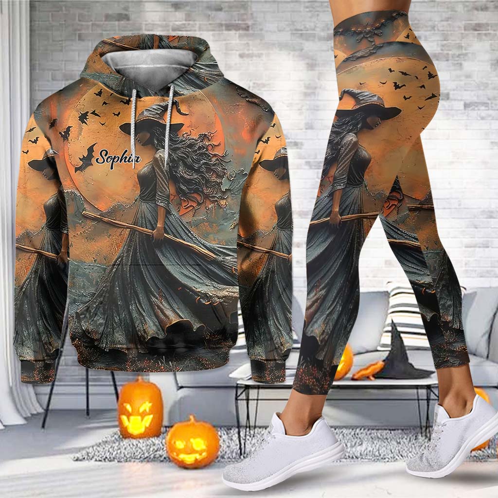 Belle Sorcière - Sweat à capuche et leggings personnalisés de sorcière