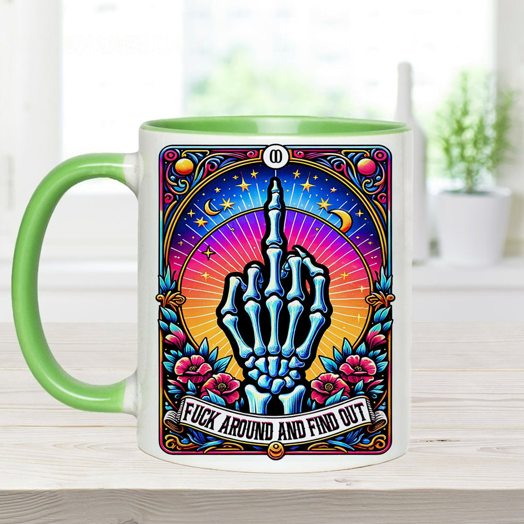 Fais des bêtises et découvre-le - Mug personnalisé à motif crâne