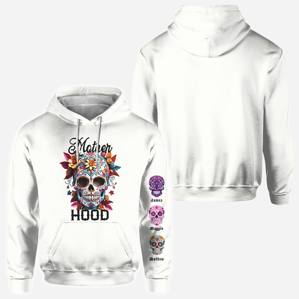 Spooky Mama - Personalized Skull All Over Shirt
