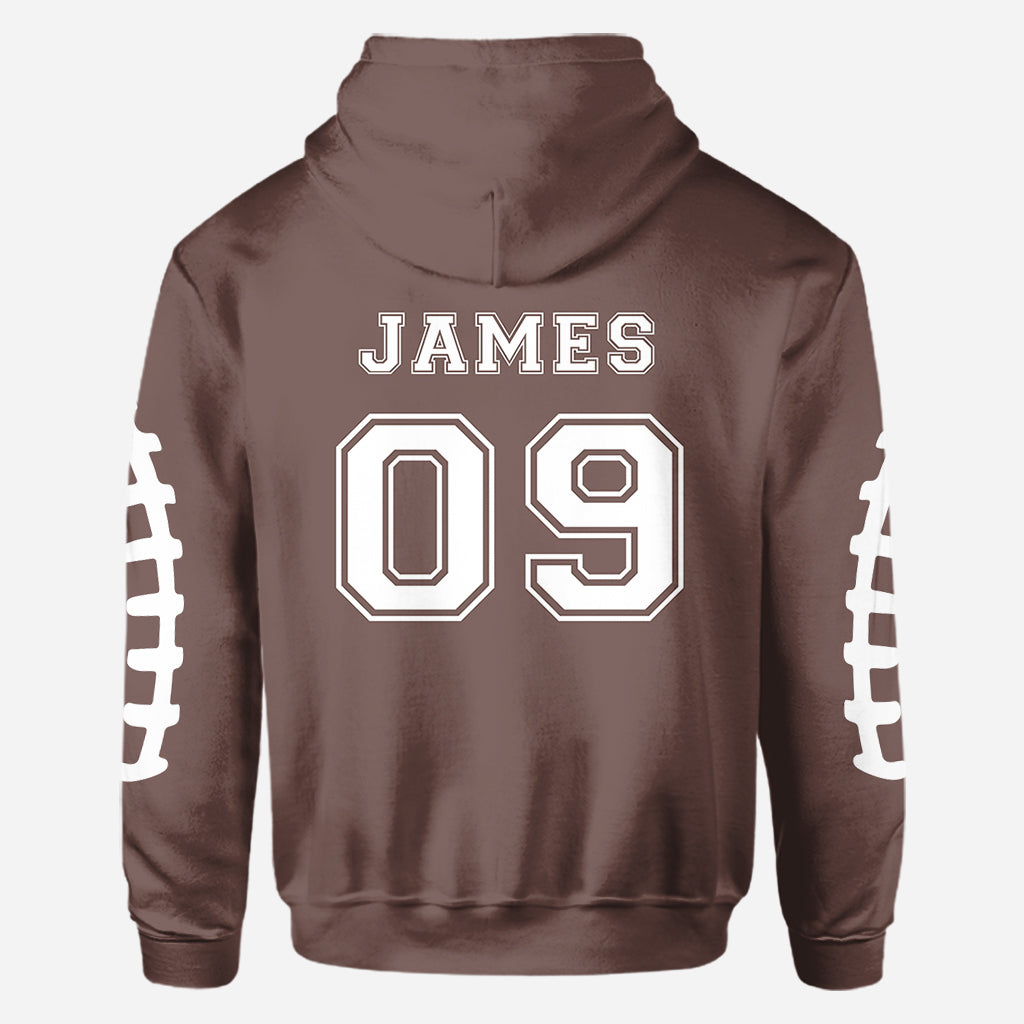 Football Mama - Personalized Football All Over Shirt