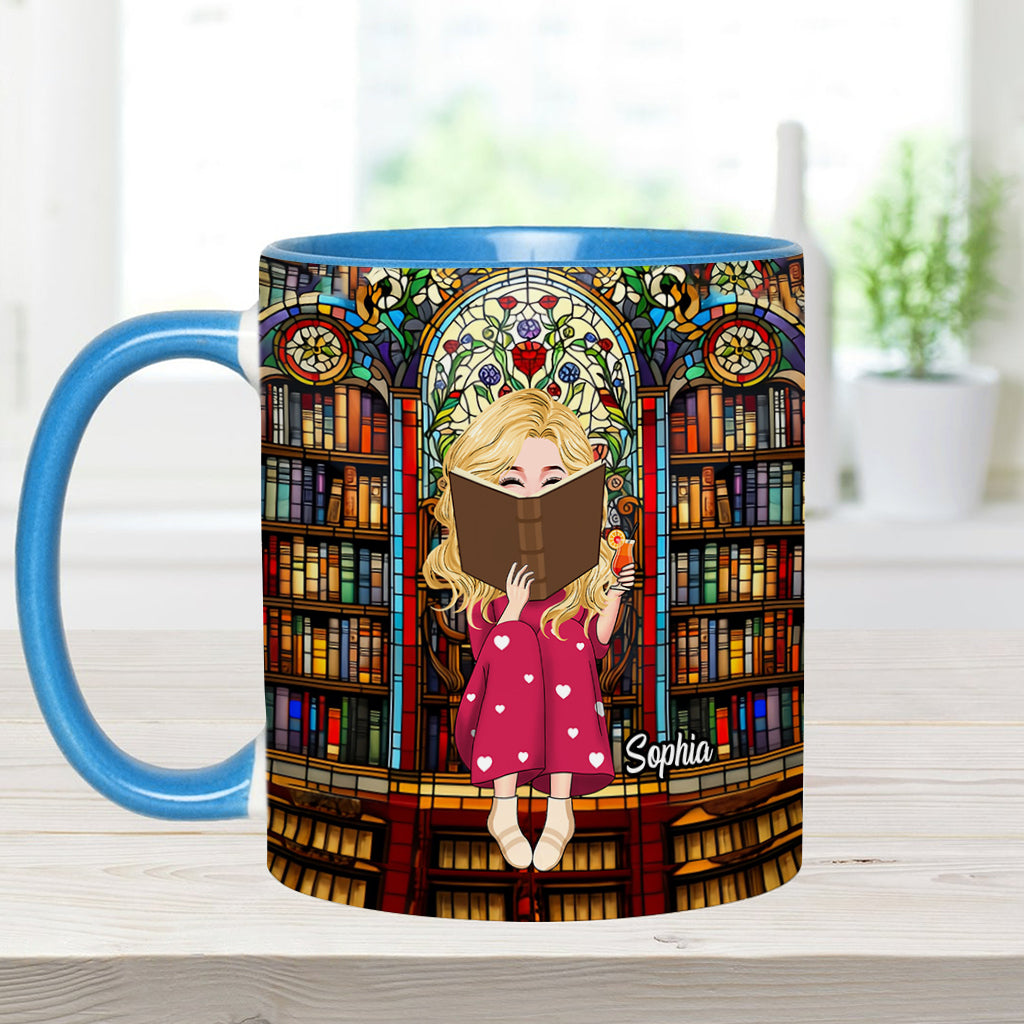 Mug personnalisé « Juste une fille qui aime les livres »
