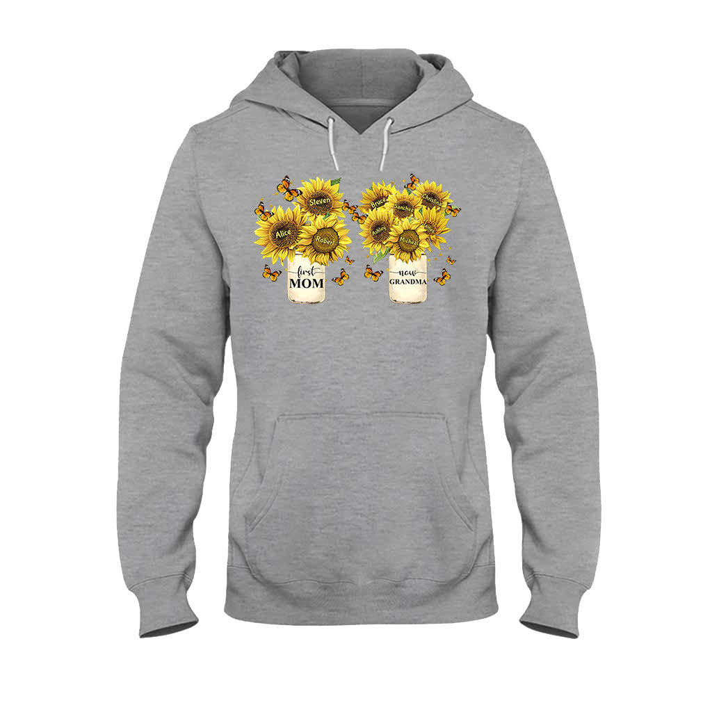 D'abord maman, maintenant grand-mère - T-shirt et sweat à capuche personnalisés pour grand-mère