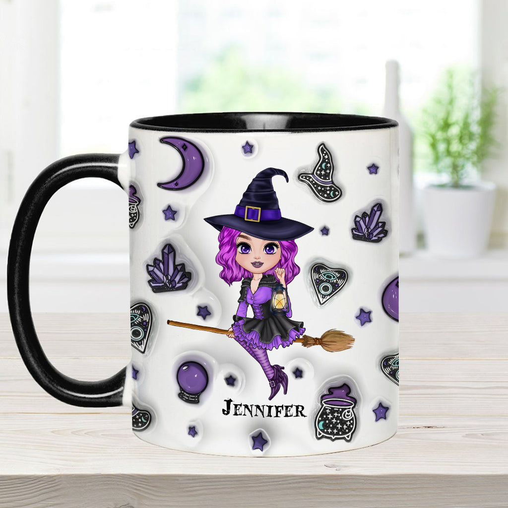 Moon Child - Personalized Witch Accent Mug