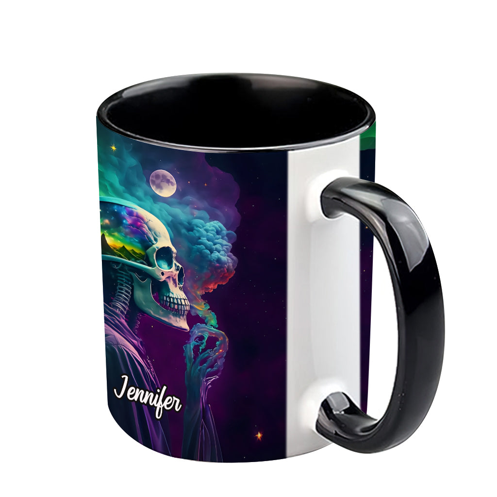 A Little High - Personalized Weed Accent Mug