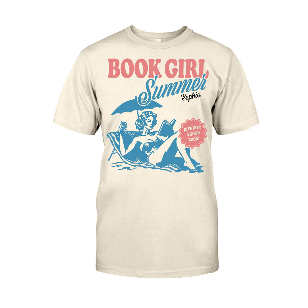 L'été des filles de livres - T-shirt et sweat à capuche personnalisés « Livre »