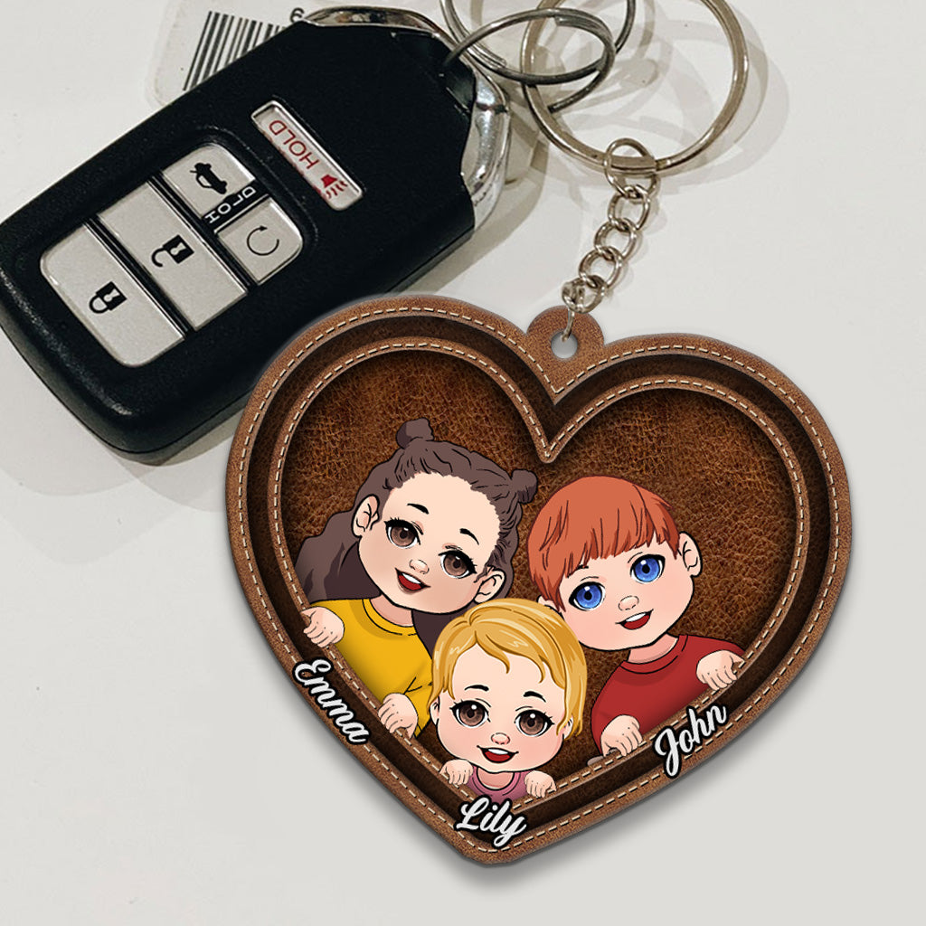 Best Dad/ Grandpa/ Papa... Ever - Personalized Father Keychain