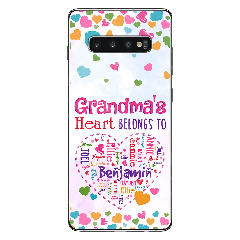 Coque de téléphone personnalisée « Le cœur de grand-mère »