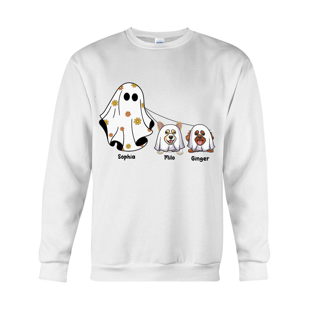 T-shirt et sweat à capuche personnalisés pour chien « Fantômes mignons »