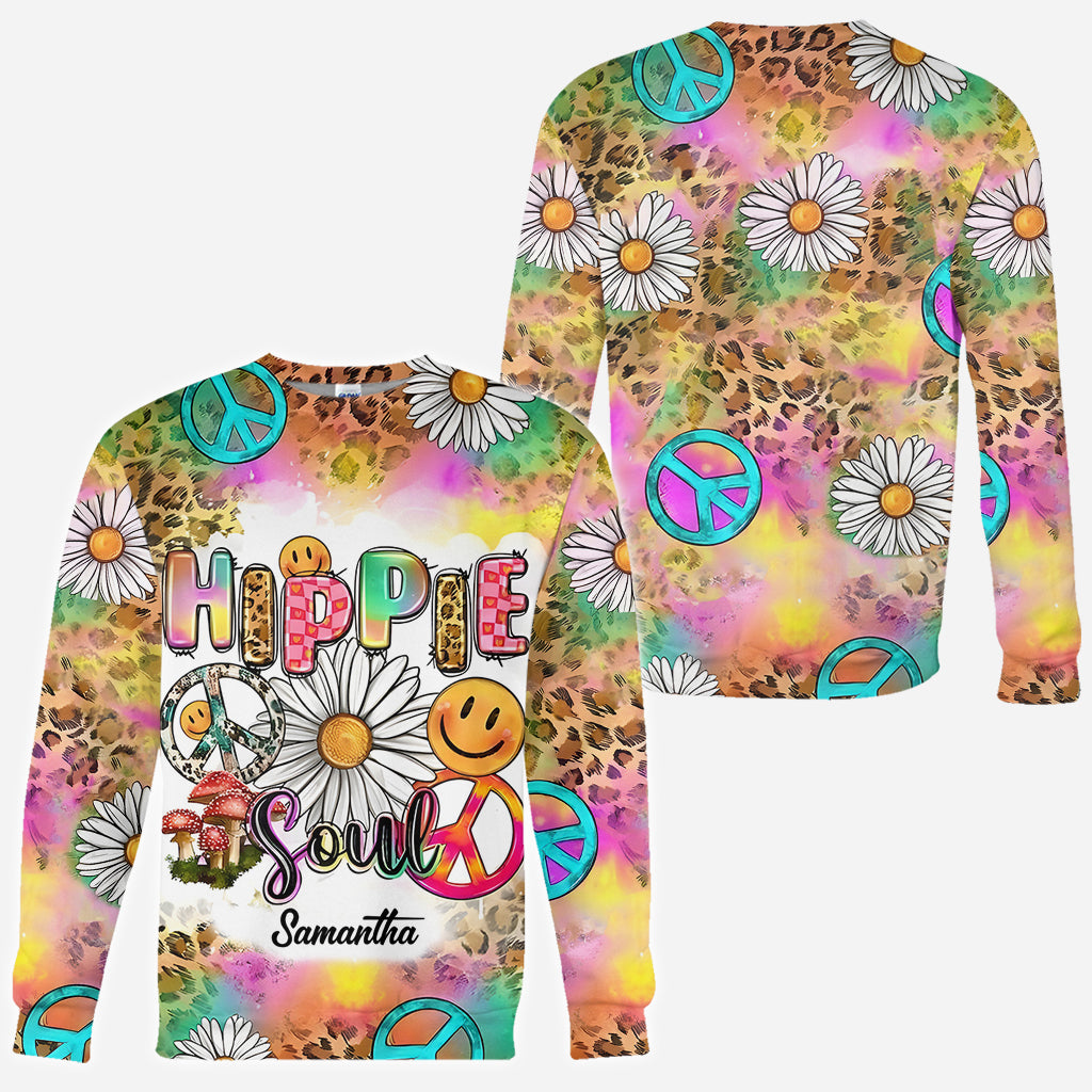 T-shirt hippie personnalisé style western et soul - T-shirt hippie intégral