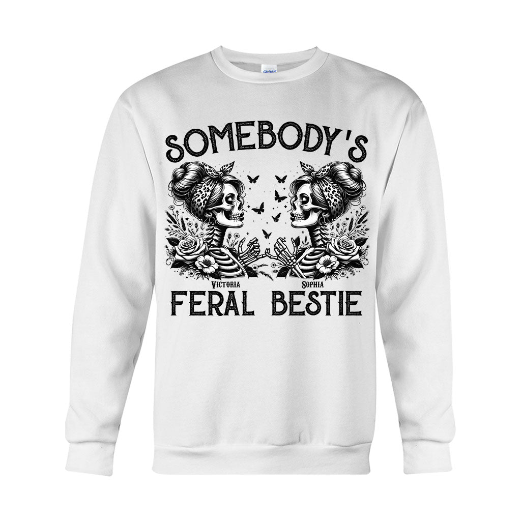 Spooky Besties Forever - Personalized Bestie T-shirt And Hoodie