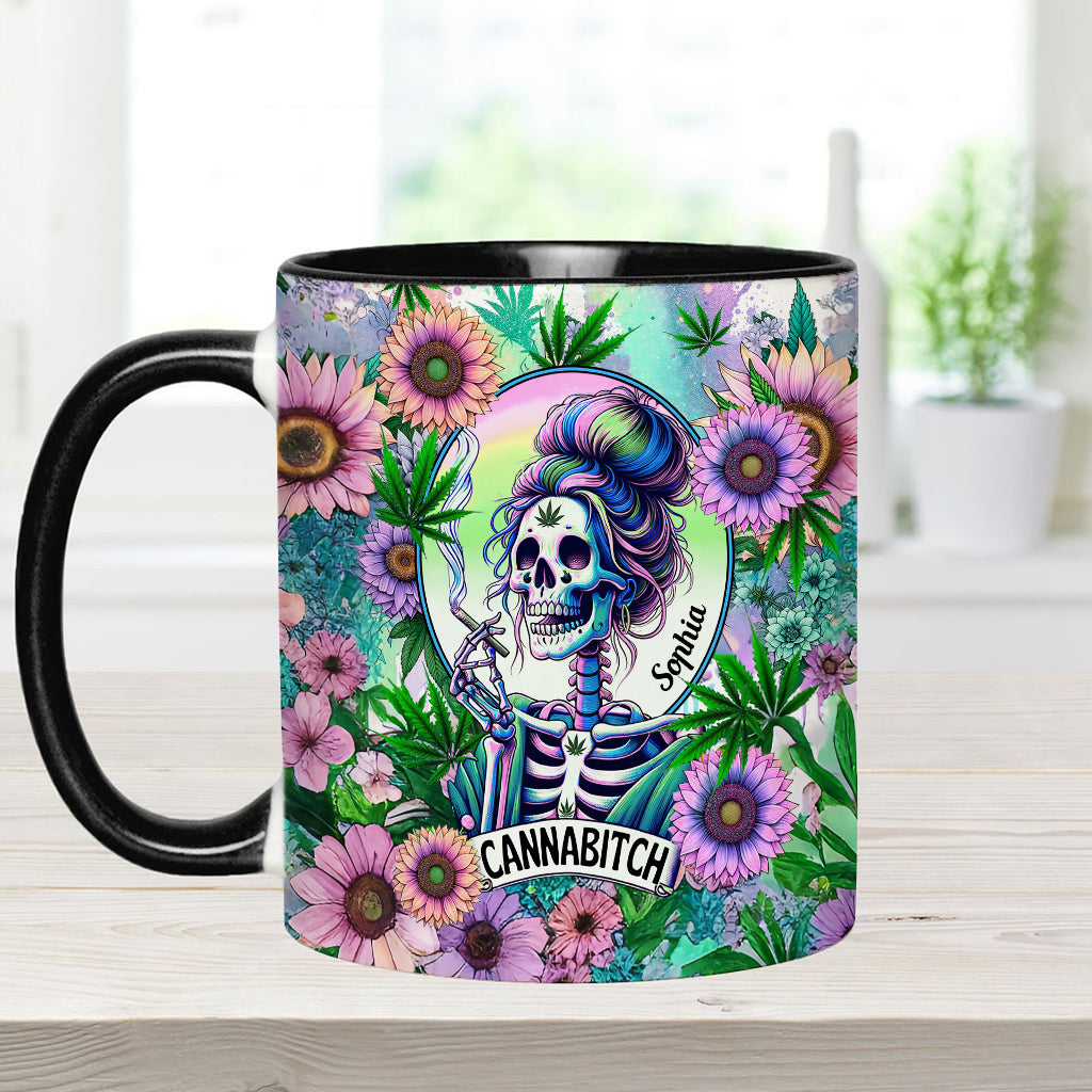 Mug personnalisé Cannabitch - Thème cannabis
