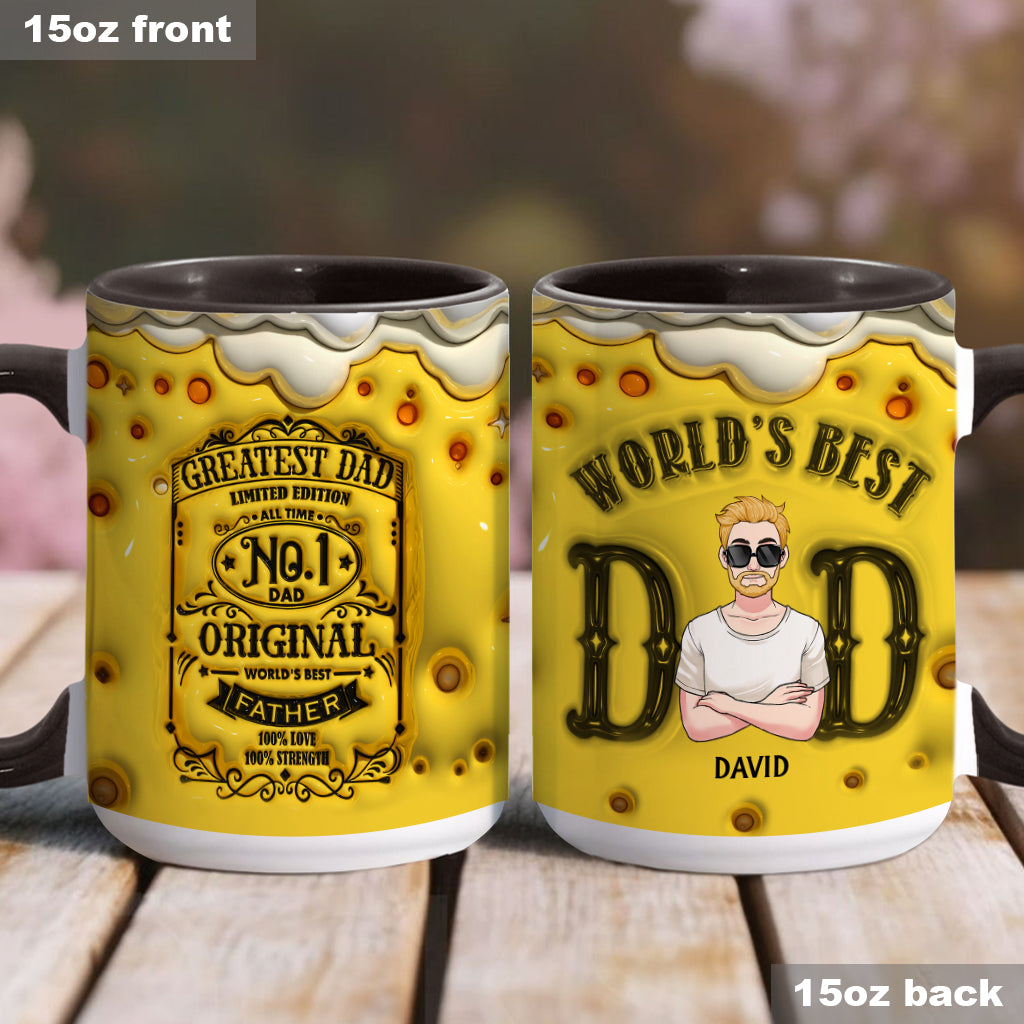 Meilleur papa du monde - Mug personnalisé pour papa