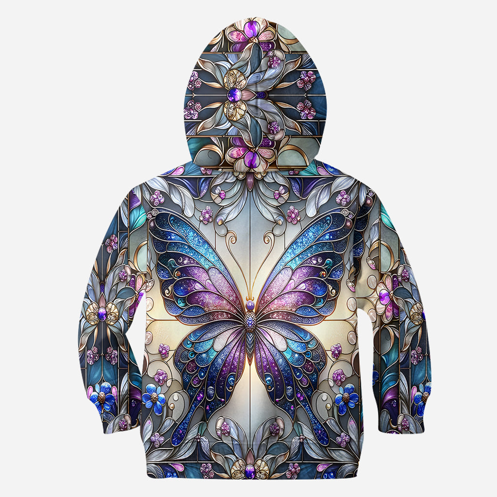 Sweat à capuche et legging personnalisés avec de magnifiques papillons