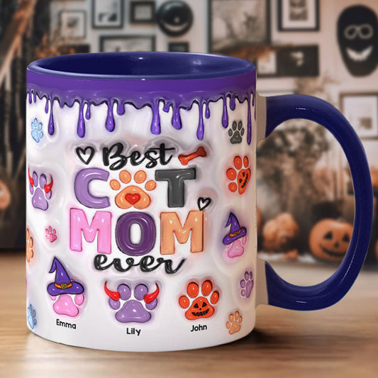 Meilleure maman de chien, maman de chat, papa de chien, papa de chat de tous les temps - Mug personnalisé avec motif chien
