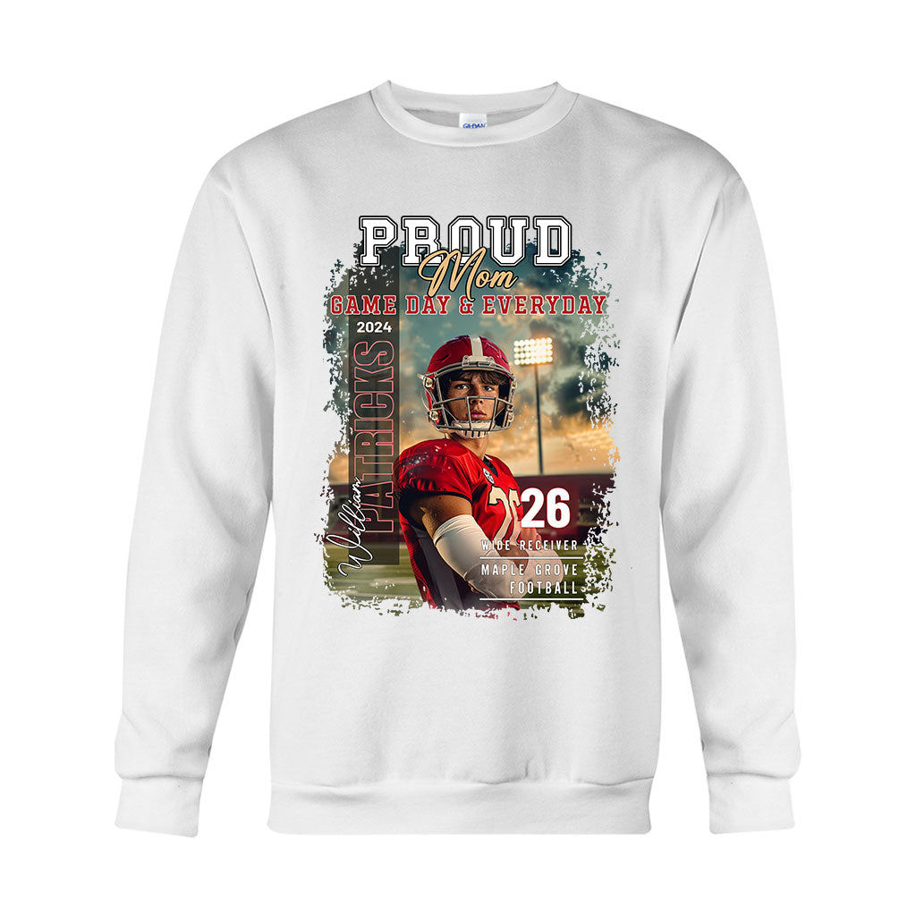 Maman/Papa/... Jour de match et au quotidien - T-shirt et sweat à capuche de football personnalisés