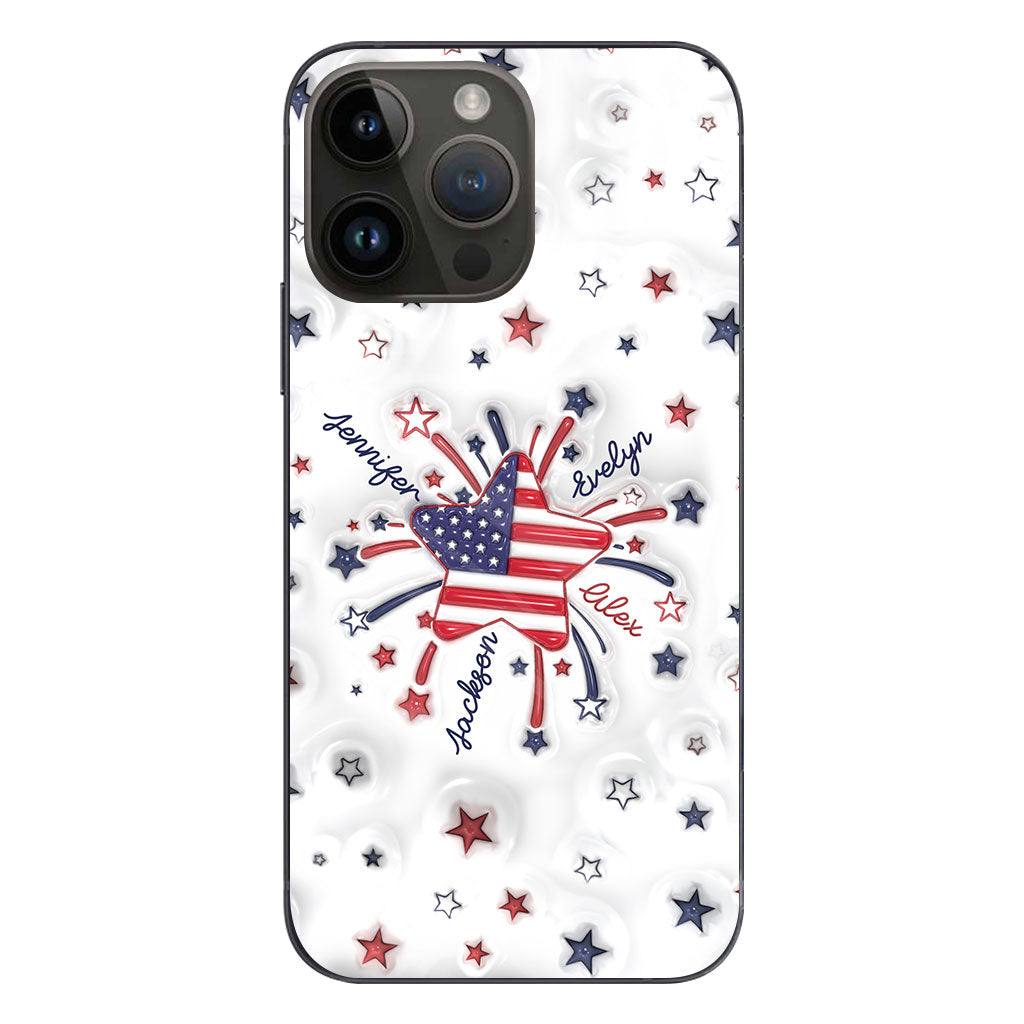 Coque de téléphone personnalisée « Petite étoile de grand-mère » pour le 4 juillet