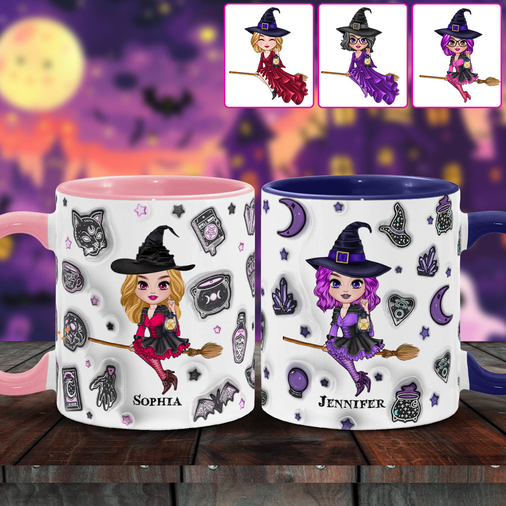 Moon Child - Personalized Witch Accent Mug