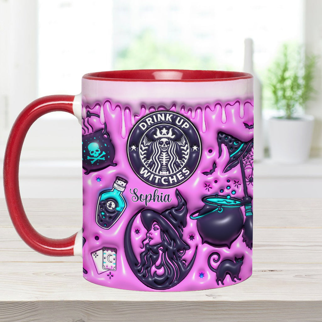 Drink Up Witches - Personalized Witch Accent Mug
