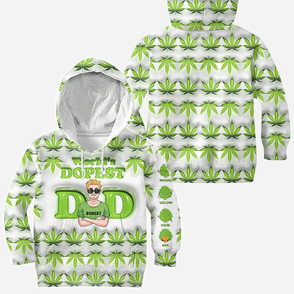 Le papa le plus cool du monde - T-shirt personnalisé pour papa