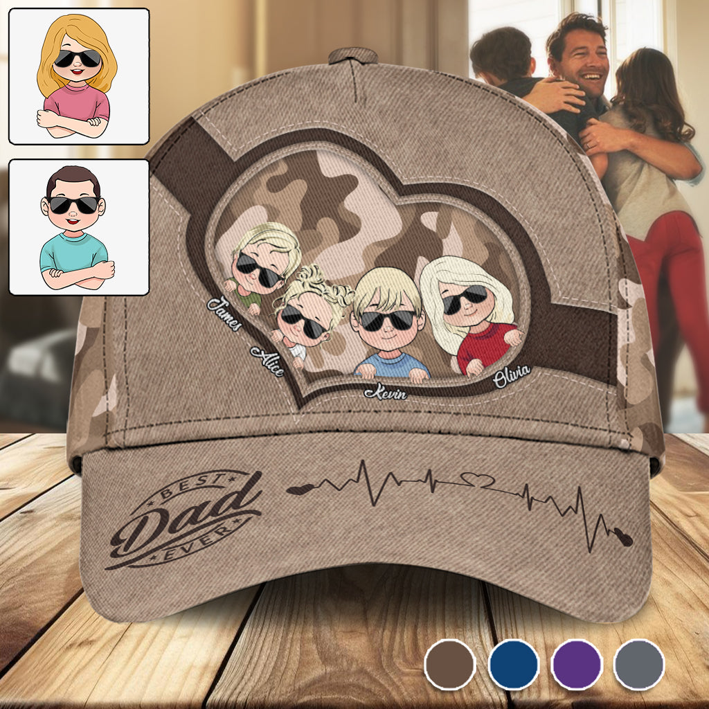 Meilleur papa/maman/grand-mère/grand-père/oncle... de tous les temps - Casquette classique personnalisée pour père