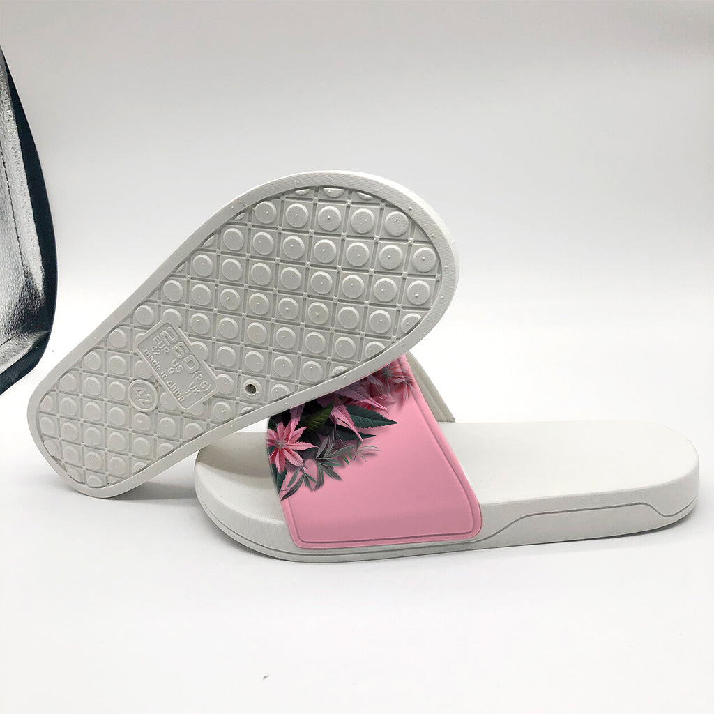 Pretty Lil' Pothead - Personalized Weed Slide Sandals