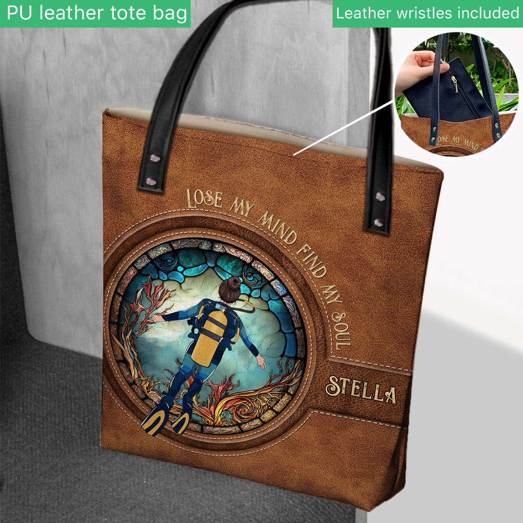 Sac de plongée personnalisé « Je vais dans l'océan »