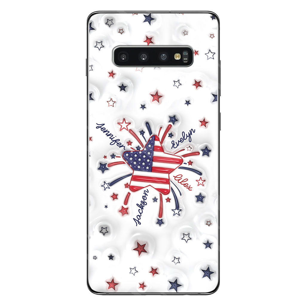 Coque de téléphone personnalisée « Petite étoile de grand-mère » pour le 4 juillet