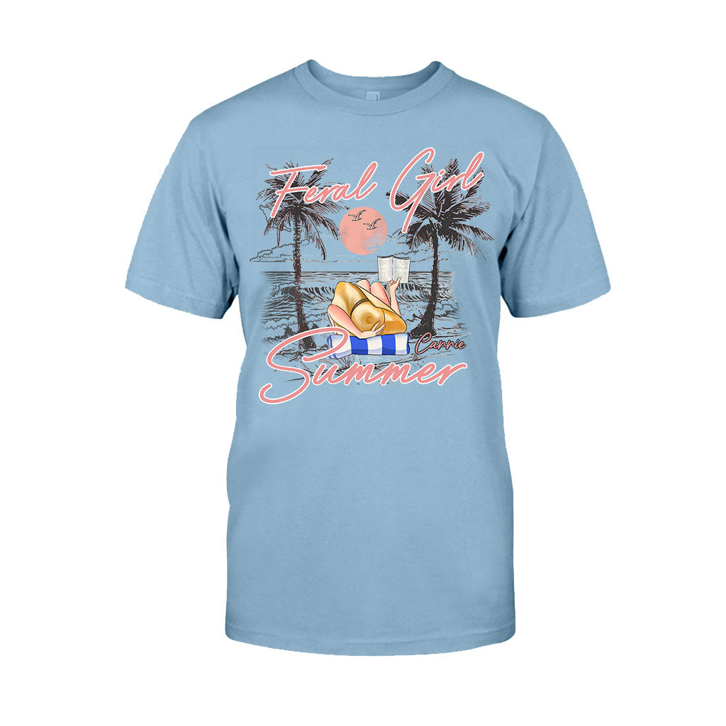 Feral Girl - T-shirt et sweat à capuche personnalisés pour les amoureux de la mer