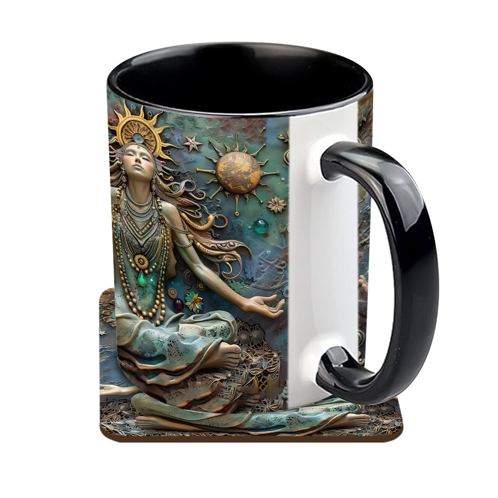 Perdez la tête, retrouvez votre âme - Mug personnalisé Yoga Accent Mug