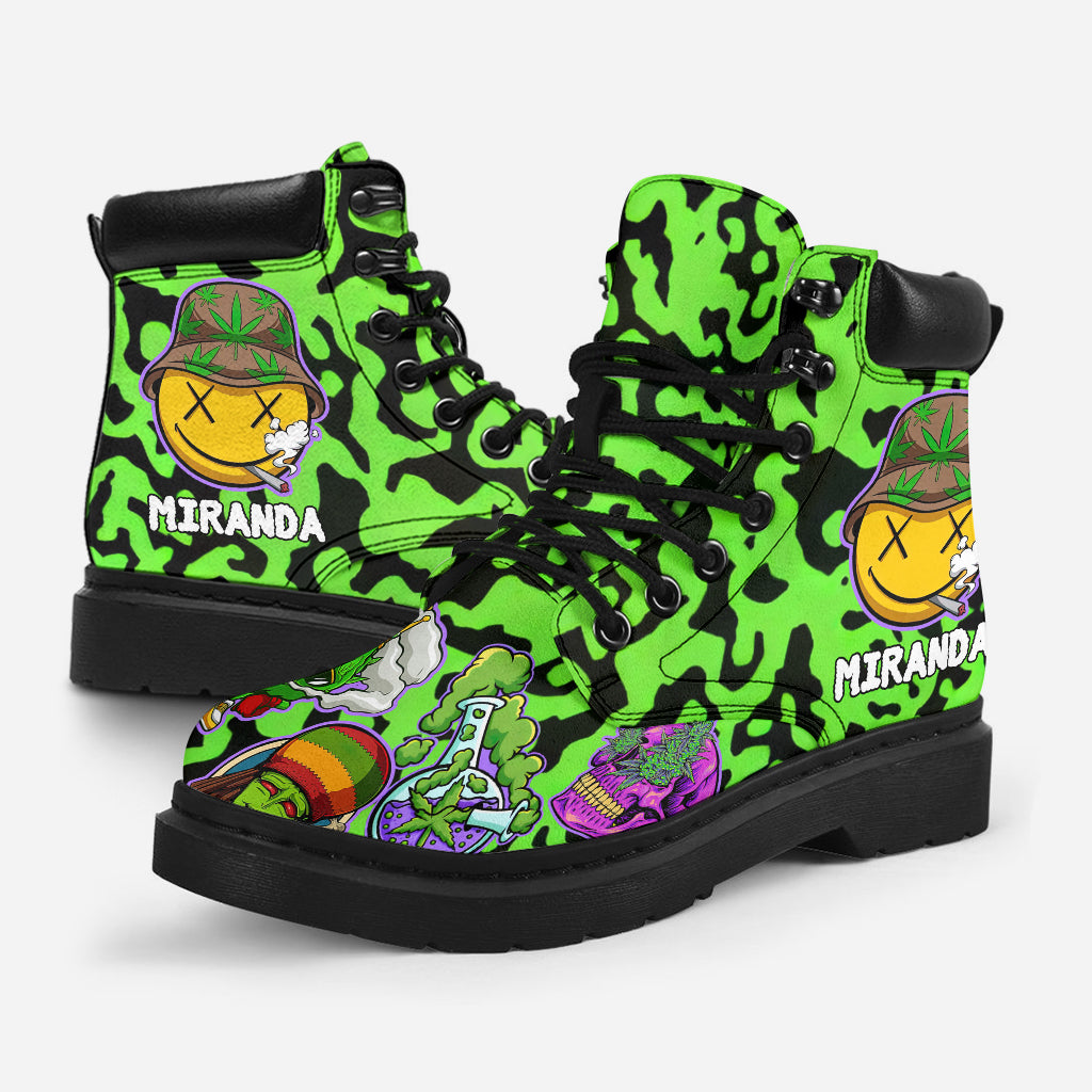 Keep One Rolled 420 - Personalized Weed All Season Boots
