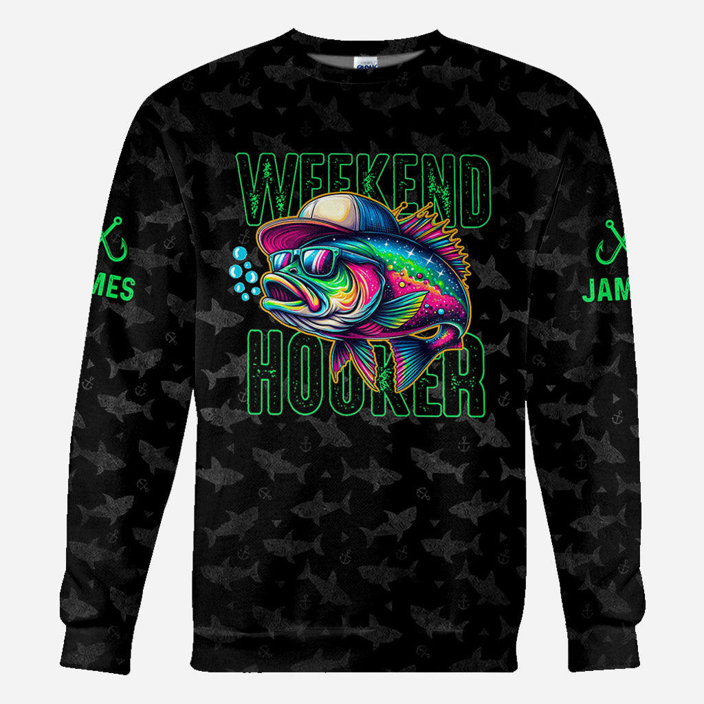 Weekend Hooker - Personalized Fishing All Over Shirt