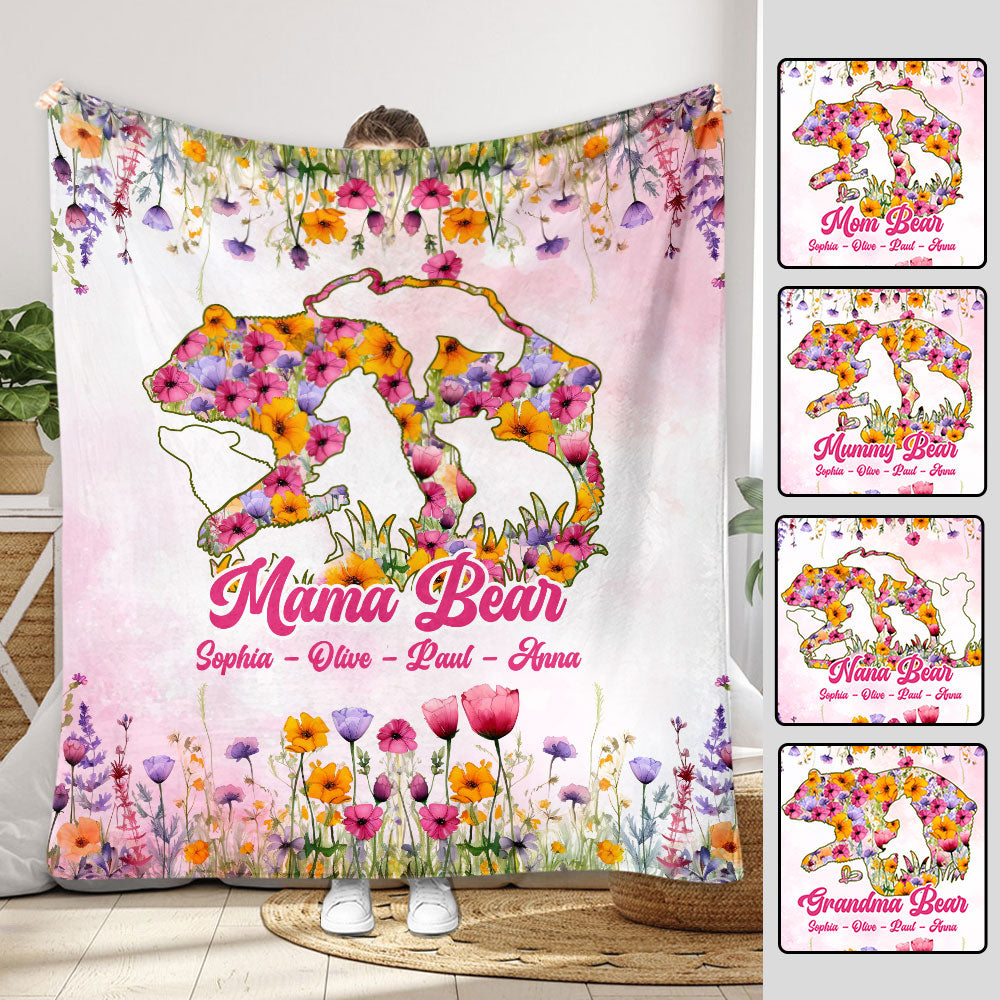 Couverture personnalisée Maman Ours