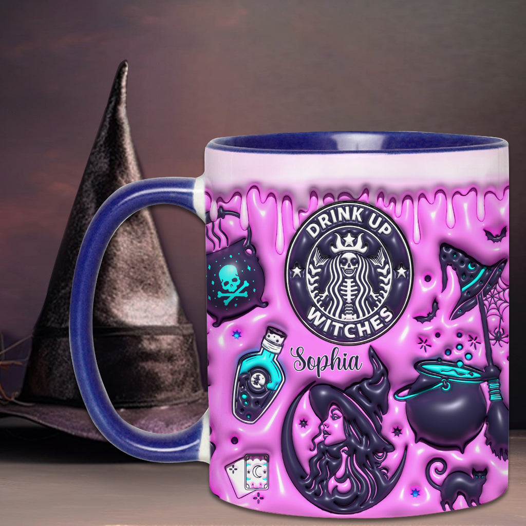 Drink Up Witches - Personalized Witch Accent Mug