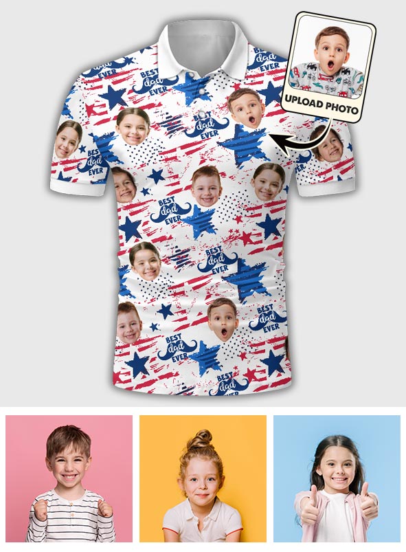 Best Dad Ever - Personalized Father Polo Shirt