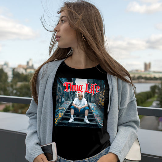 T-shirt « Thug Life President » | T-shirts électoraux | T-shirt présidentiel | T-shirt Fête de l'Indépendance | T-shirt Trump USA