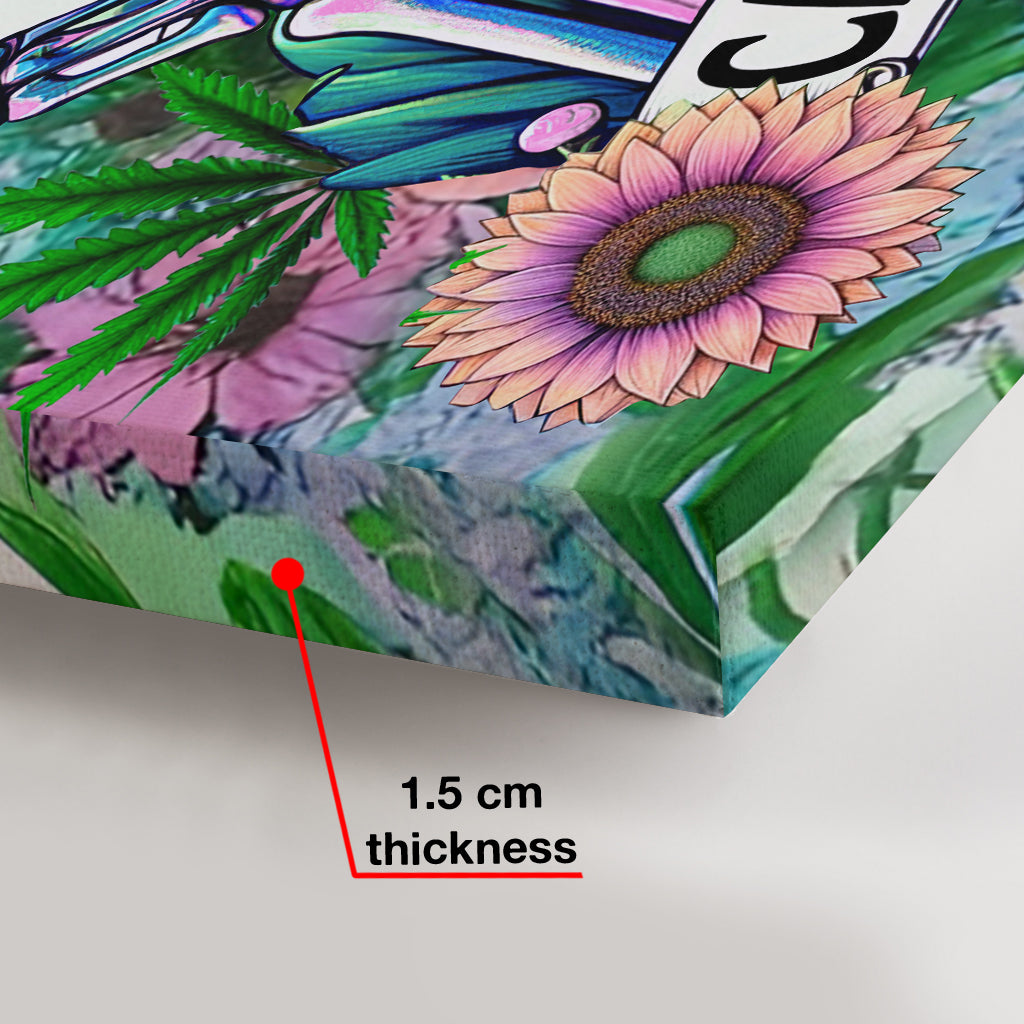 Cannabitch - Toile et affiche personnalisées sur le thème du cannabis