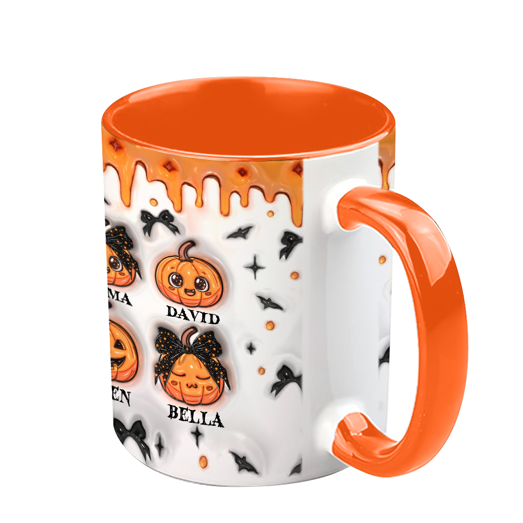 Spooky Mama Grandma Nana - Gift for mom - Personalized Accent Mug