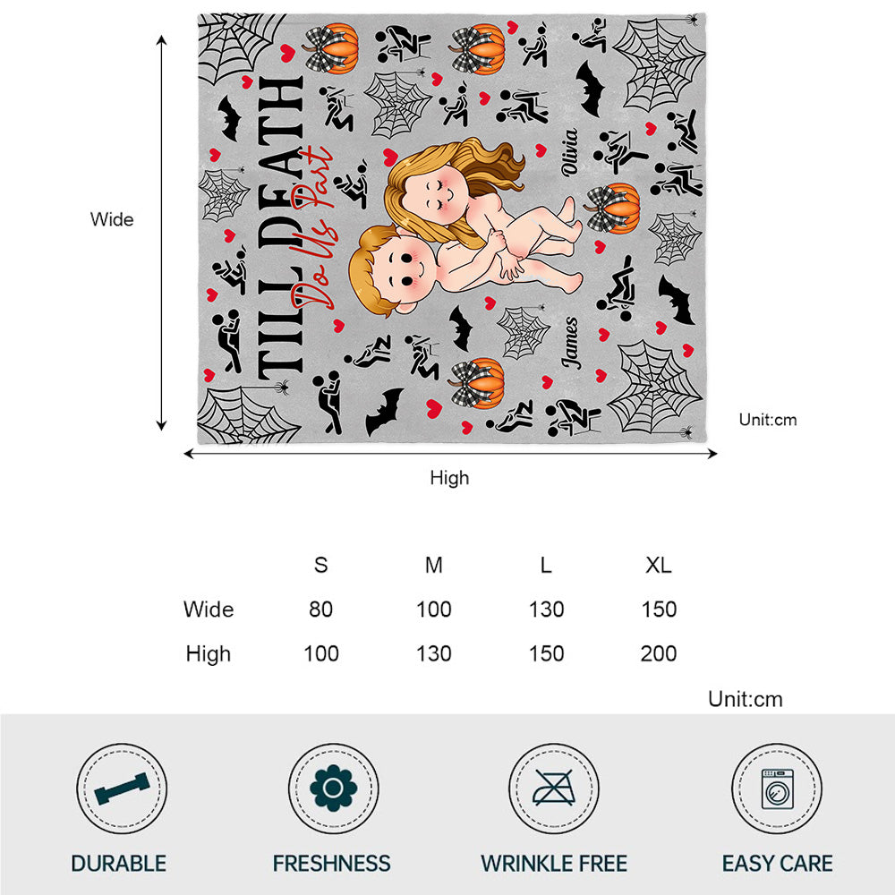 Jusqu'à ce que la mort nous sépare - Couverture personnalisée pour couple